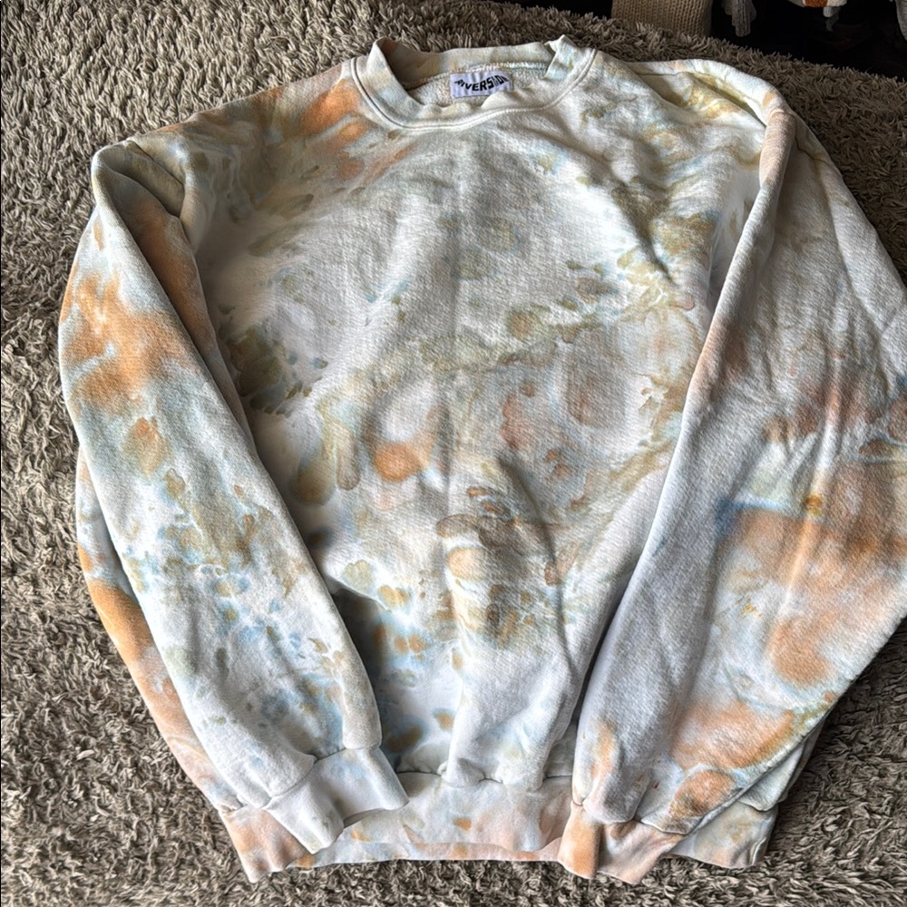 Riverside Tool & dye Multicolor Tie-Dye Crewneck Sweater